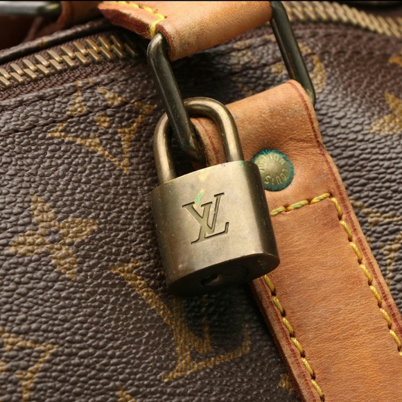 Louis Vuitton LV50 Keepall Monogram Tote Travel Duffle Bag - Picture 9 of 11